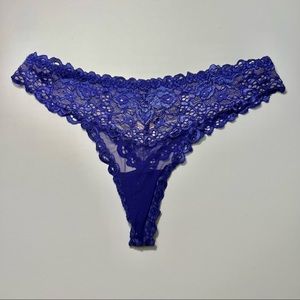 Victoria’s Secret Indigo color, thong panty in size Small.